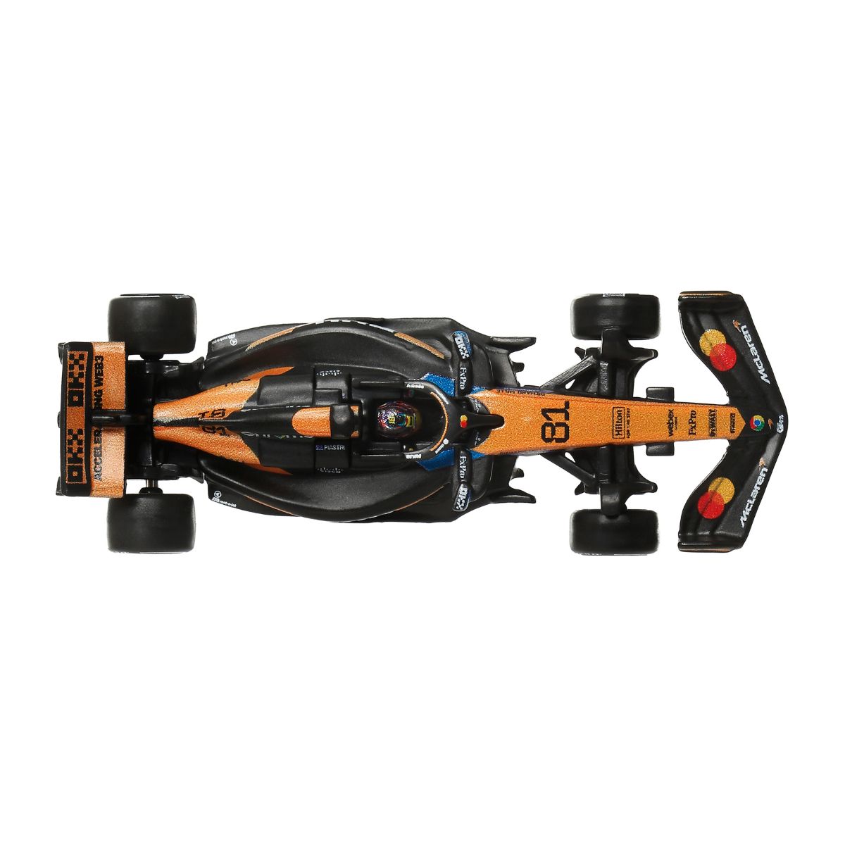 Đồ Chơi Siêu Xe Đua F1 Team Mclaren - Tay Đua 81 HOT WHEELS HRV11