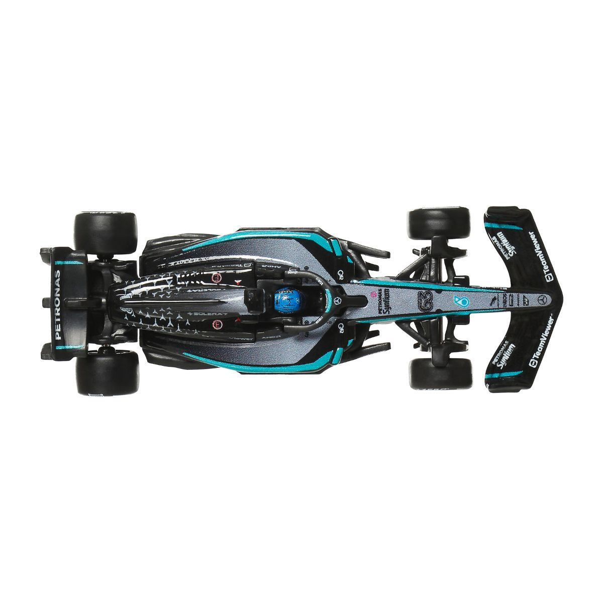 Đồ Chơi Siêu Xe Đua F1 Team Mercedes-Benz - Tay Đua 63 HOT WHEELS HRV11