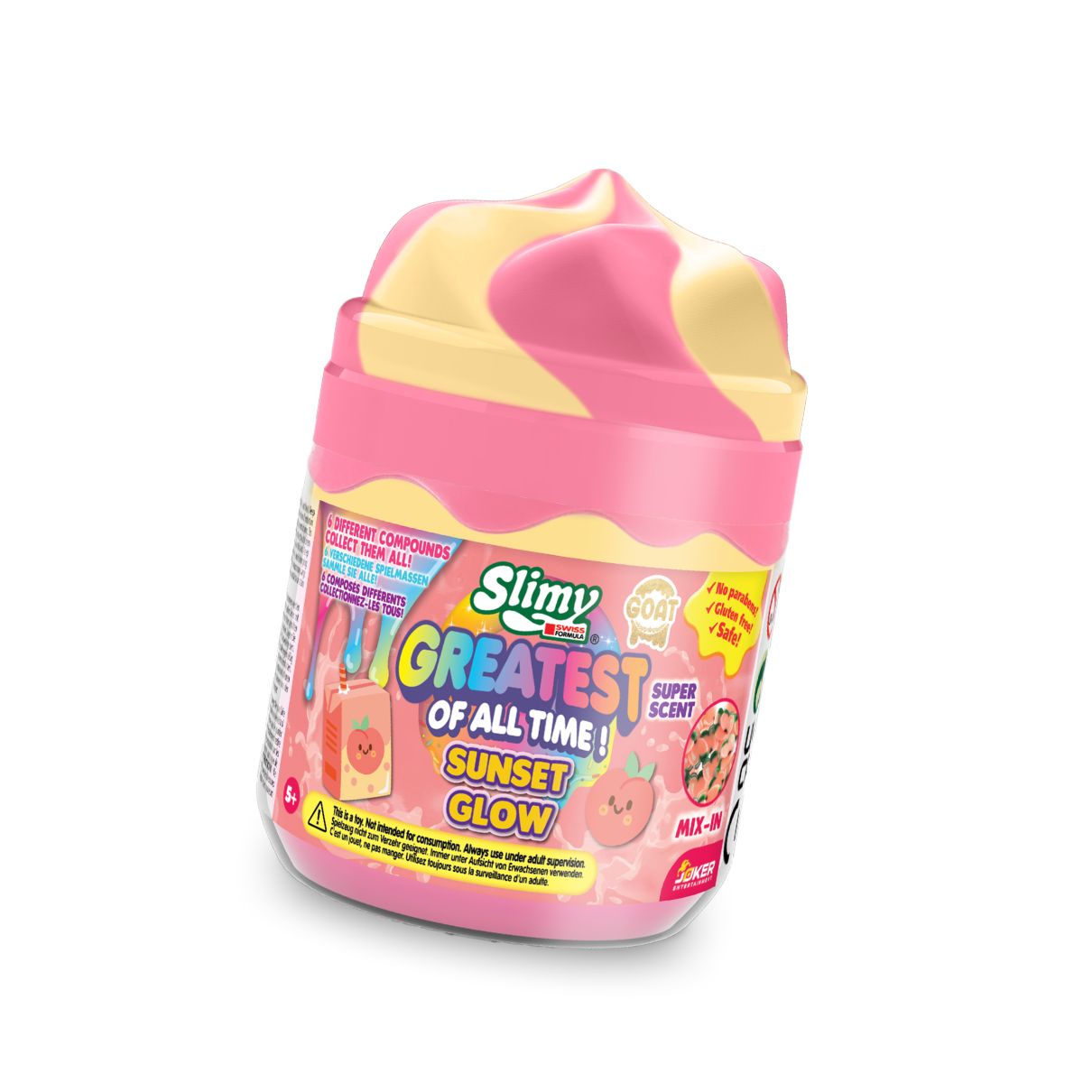 Đồ Chơi Slimy Goat Vui Nhộn Hồng Vàng Kem Nhiệt Đới_230gr SLIMY 20271231/32286/PK-YE