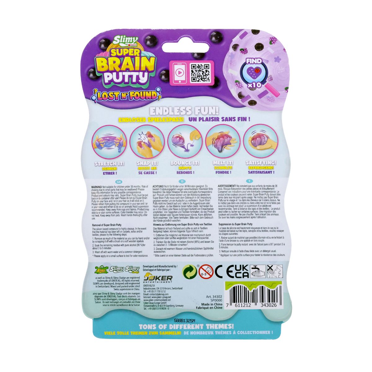 Đồ Chơi Slimy Putty Trà Sữa Tím_75gr SLIMY 20271231/34302/PP