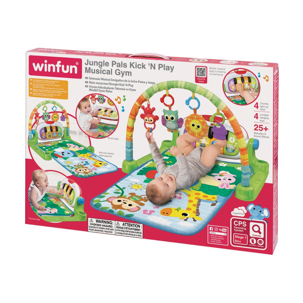 Đồ Chơi Thảm Chơi Âm Nhạc Bạn Thú Rừng Xanh PEEK A BOO 240102