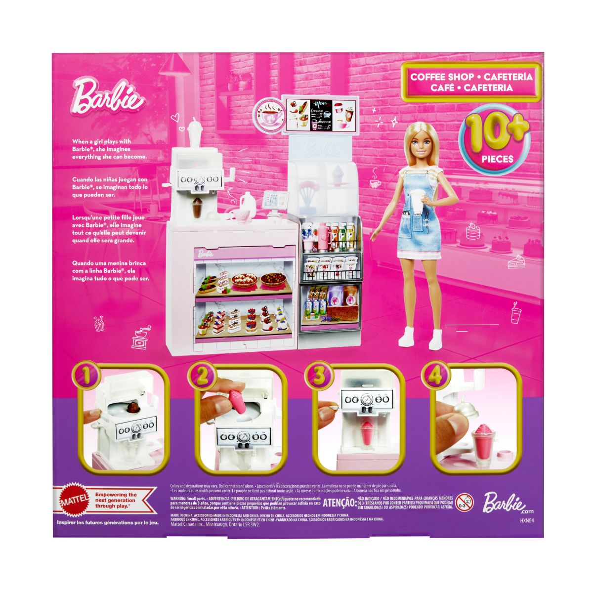 Đồ Chơi Tiệm Cà Phê Ngọt Ngào Cùa BARBIE HXN94