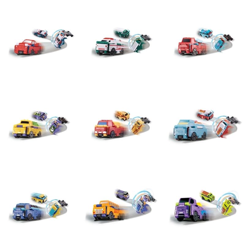 Đồ Chơi Transracers - Xe Cứu Hộ Tốc Độ Cao Biến Hình Thành Xe Cảnh Sát VECTO VN463875-40