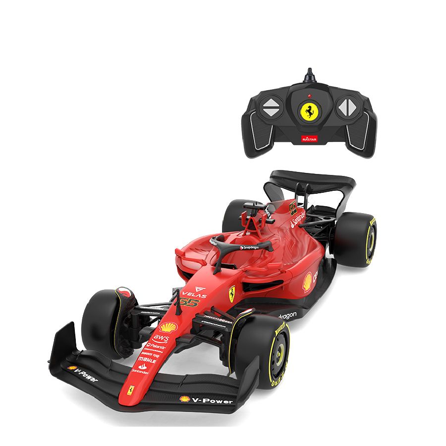 Xe điều khiển 1:18 Ferrari F1-75 Đỏ RASTAR R93400