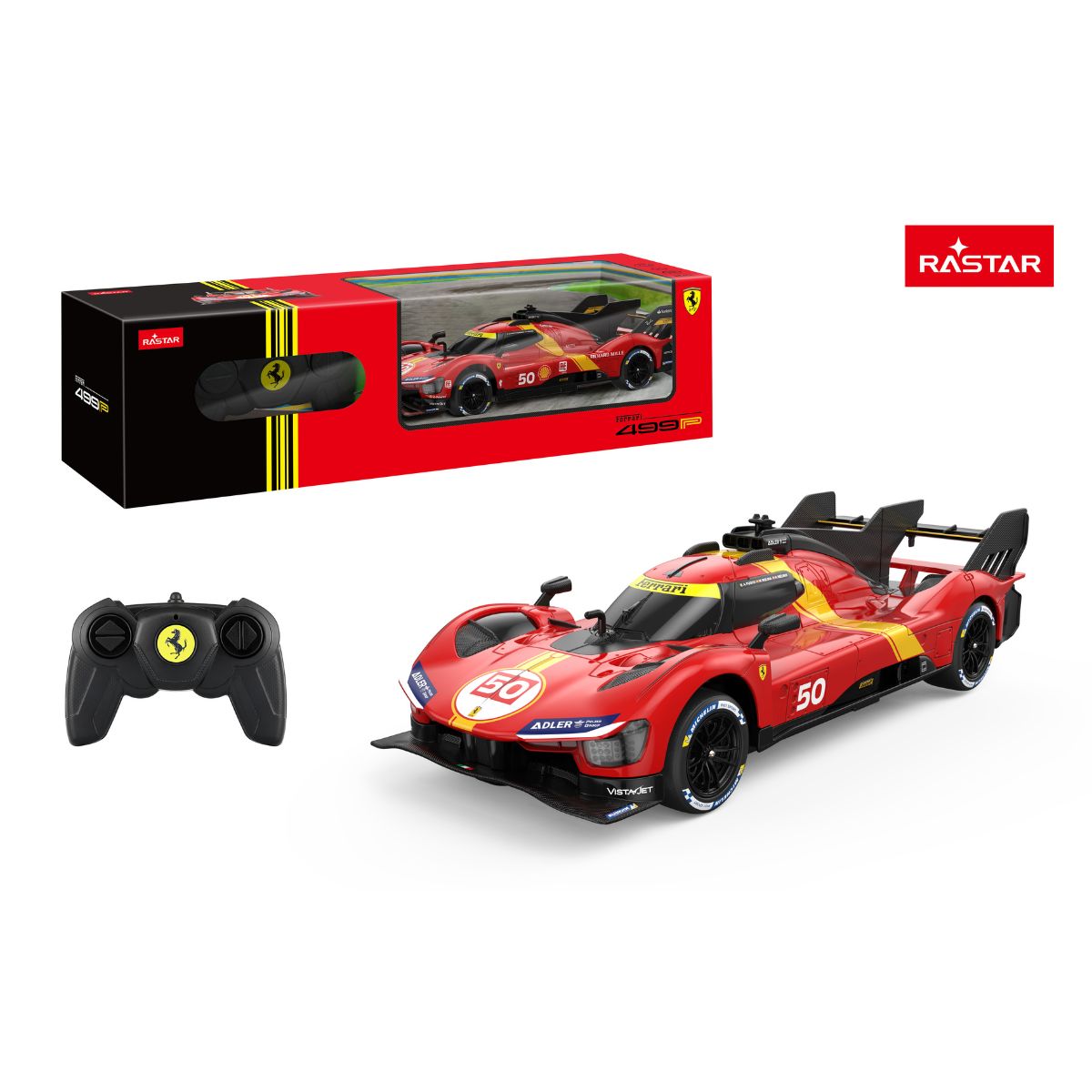 Đồ Chơi Xe Điều Khiển 1:24 Ferrari 499P Đỏ RASTAR R10370