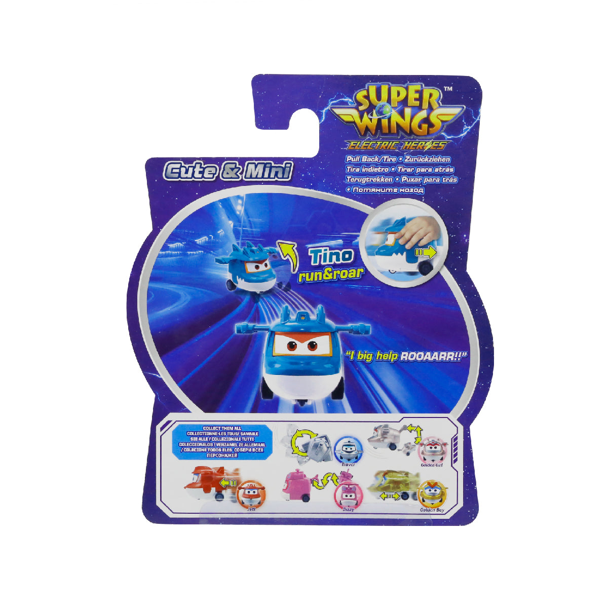 Xe Kéo Lùi Khủng Long Huyền Thoại Tino SUPERWINGS EU780130-6