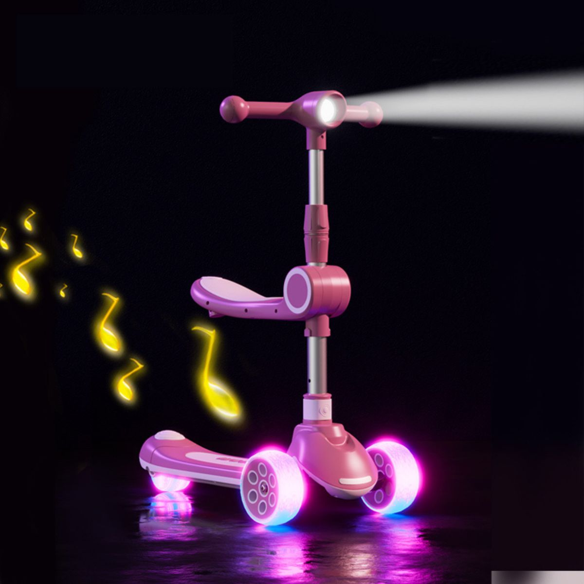 Xe Scooter 3 Bánh Royalbaby 2 Trong 1 Màu Hồng SCOOTER RB-SD2/PI