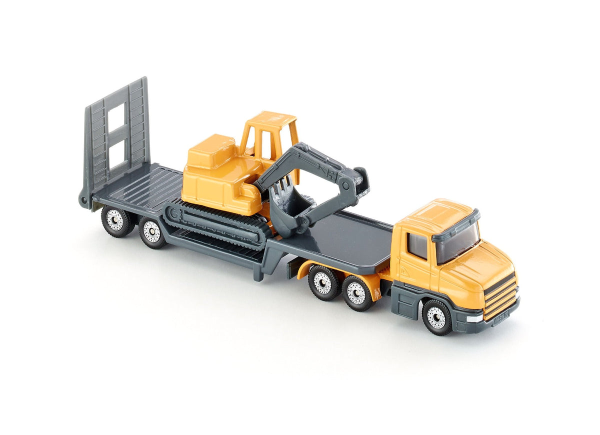 Mô Hình Xe Tải Chở Xe Xúc SIKU 1611