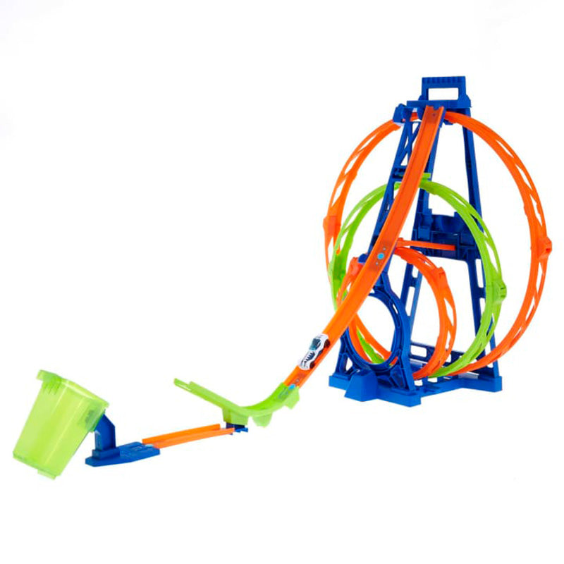 Bộ đường đua Hot Wheels vòng xoay kì diệu HOT WHEELS HMX37
