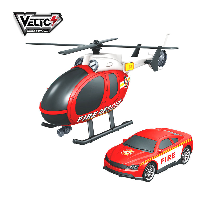 Đồ chơi xe và trực thăng cứu hỏa VECTO VT75P