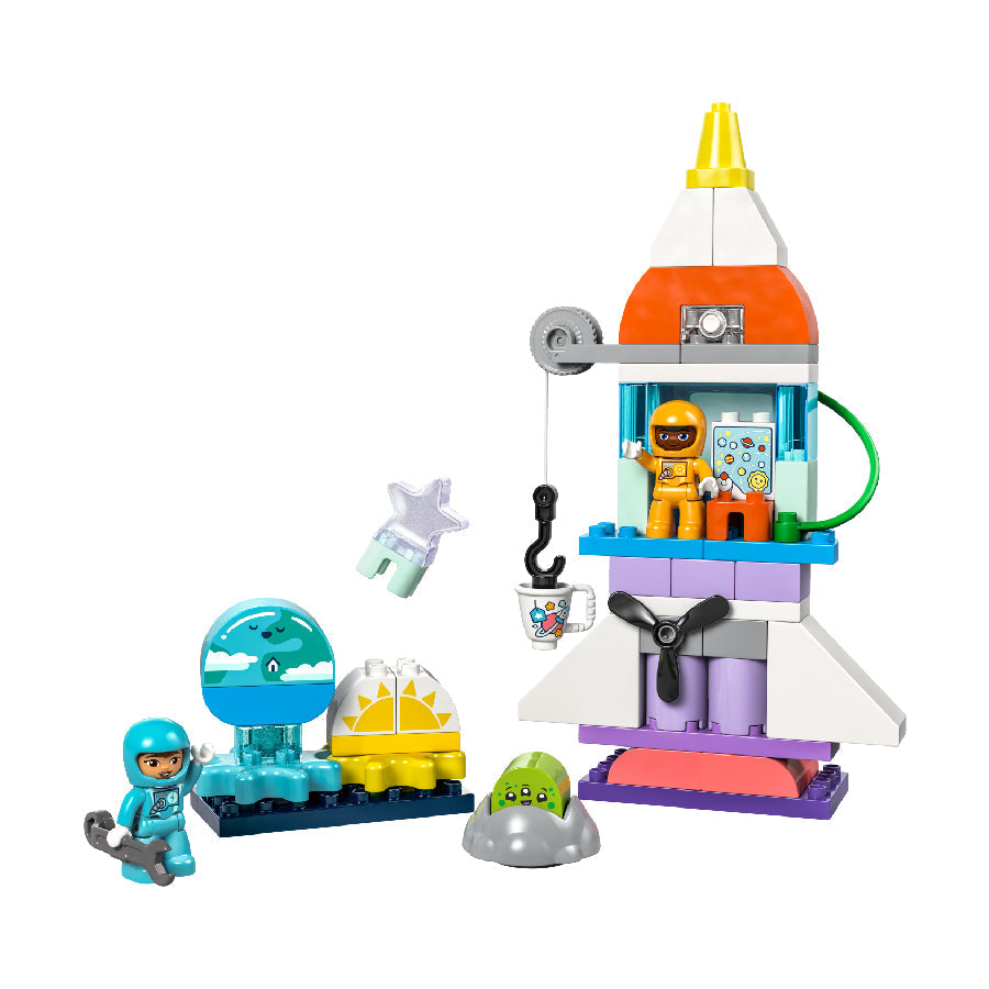 Đồ chơi lắp ráp Tàu phiêu lưu vũ trụ 3 trong 1 LEGO DUPLO 10422