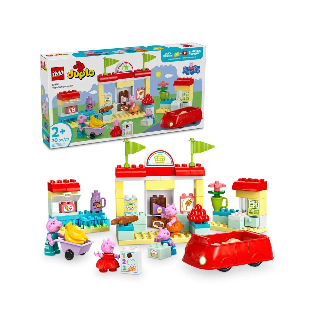 Đồ Chơi Lắp Ráp Peppa Pig Đi Siêu Thị LEGO DUPLO 10434 (70 chi tiết)