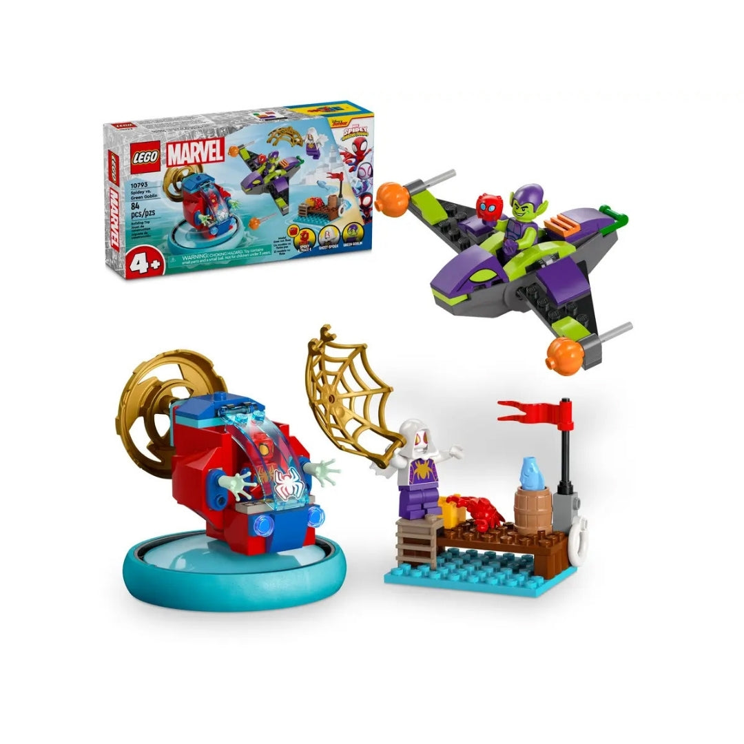 Đồ chơi lắp ráp Người nhện đối đầu Yêu Tinh Xanh LEGO SPIDEY 10793
