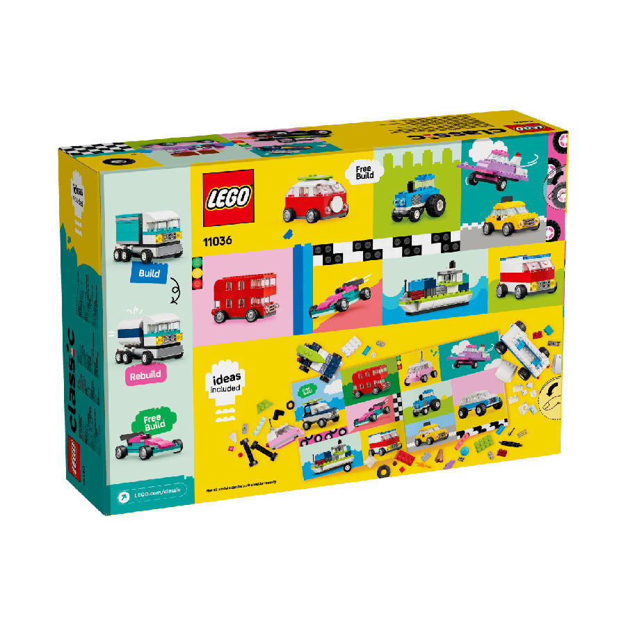 Đồ chơi lắp ráp Bộ gạch chi tiết chủ đề phương tiện xe LEGO CLASSIC 11036