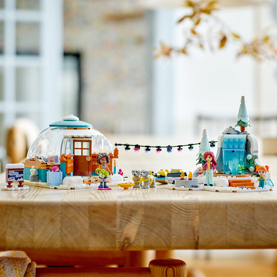 Đồ chơi lắp ráp Khám phá và nghĩ dưỡng tại lều tuyết LEGO FRIENDS 41760