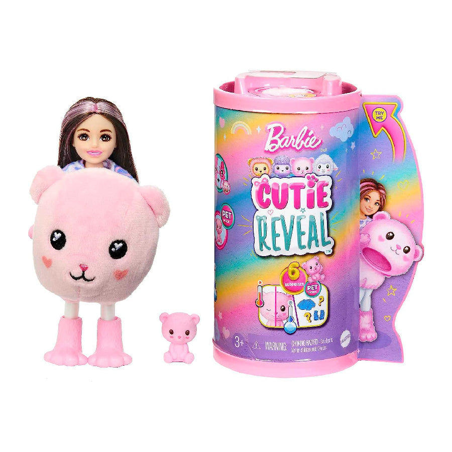 Búp bê Chelsea Cutie Reveal - Baby Teddy Bear BARBIE HKR17