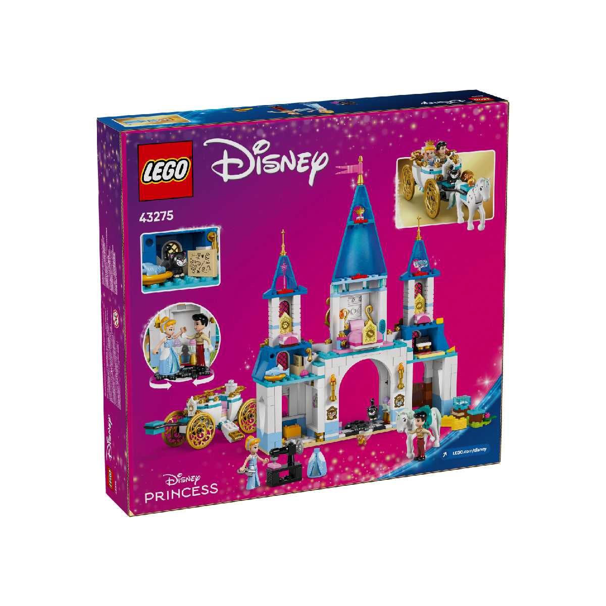 Đồ Chơi Lắp Ráp Lâu Đài Và Xe Ngựa Của Cinderella LEGO DISNEY PRINCESS 43275
