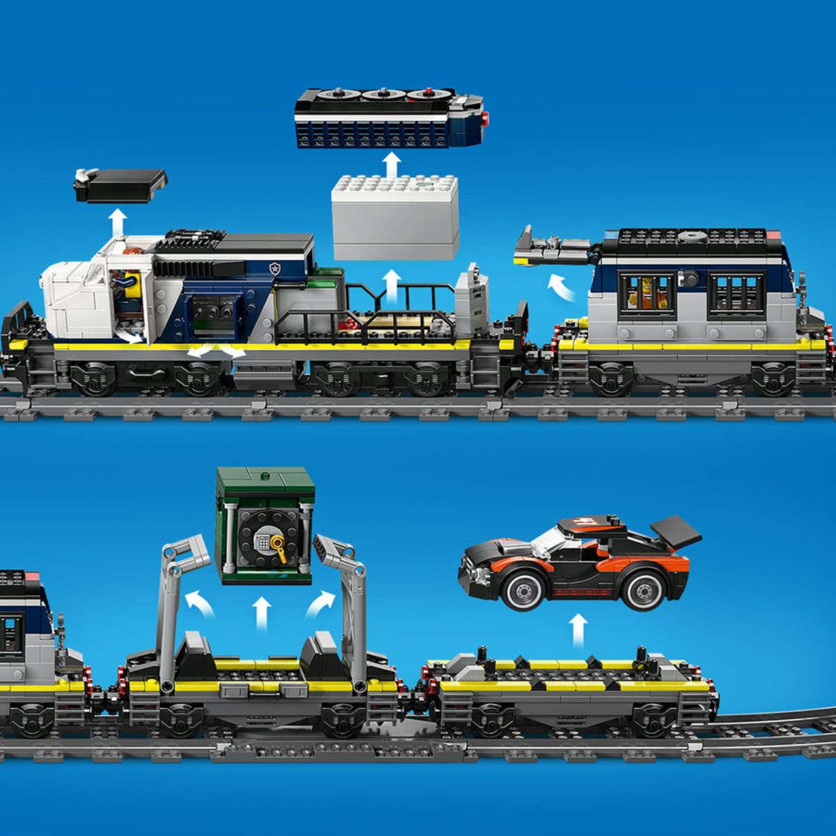 Đồ Chơi Lắp Ráp Vụ Cướp Tàu Hỏa Cảnh Sát LEGO CITY 60508 (1313 Chi Tiết)