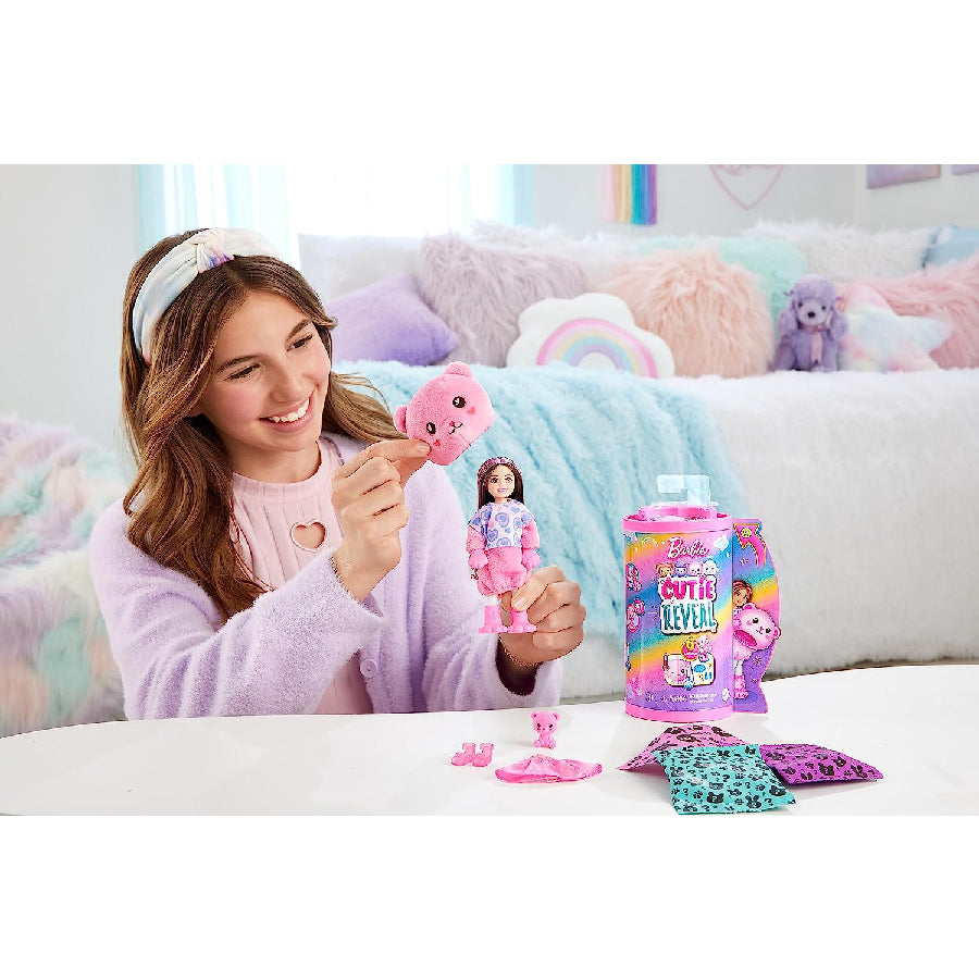 Búp bê Chelsea Cutie Reveal - Baby Teddy Bear BARBIE HKR17