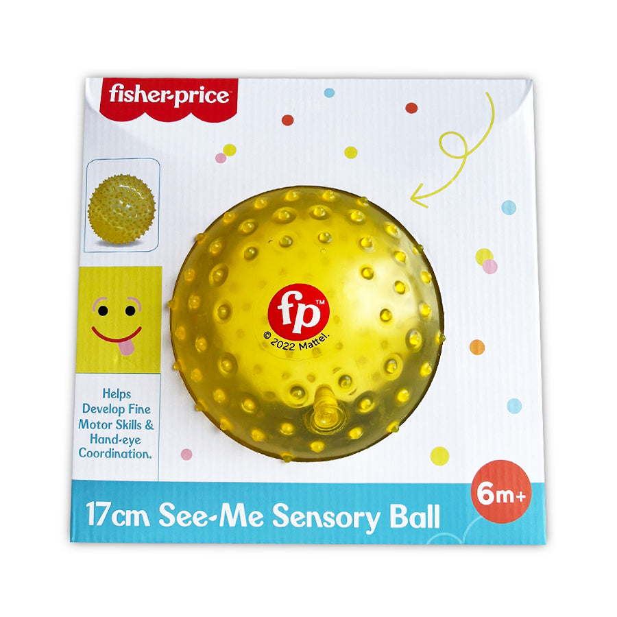 Đồ chơi banh mềm phát triển giác quan cho bé 17cm FISHER-PRICE F0516-1