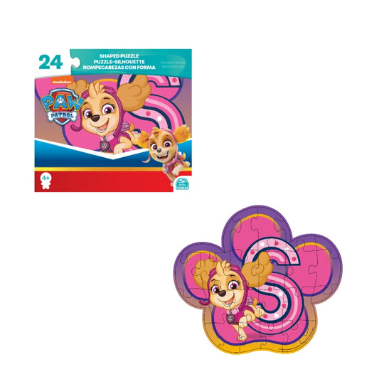 Bộ xếp hình 24 miếng theo shape - Paw Patrol Skye SPIN GAMES 20145677