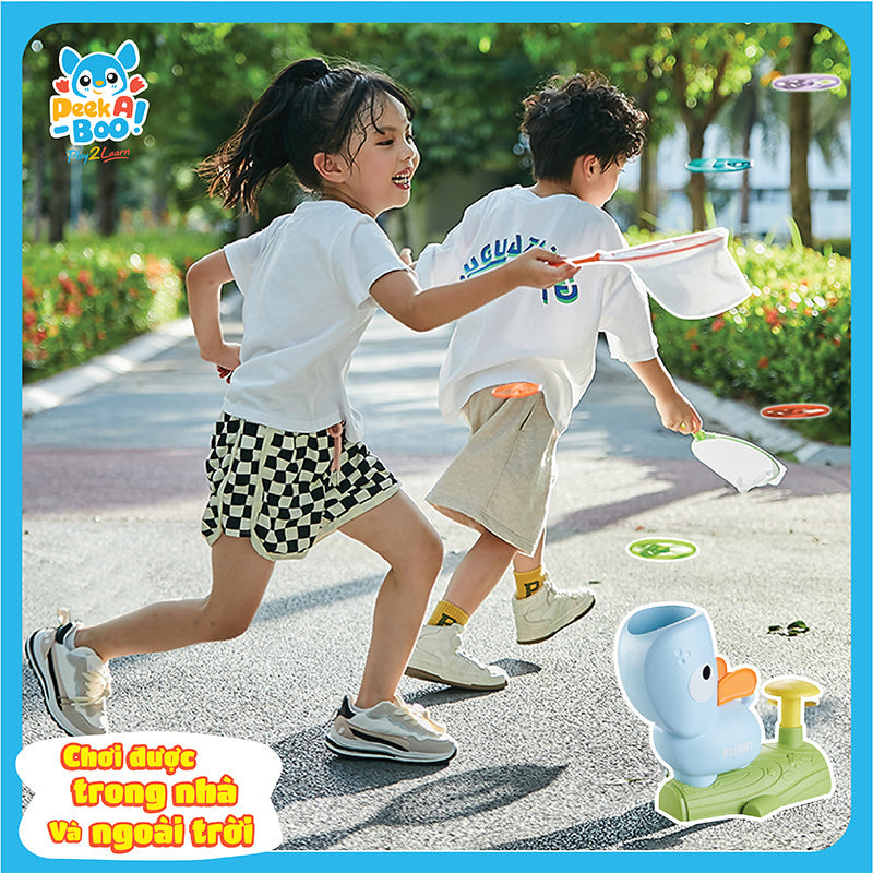 Đồ chơi phóng và bắt chong chóng cún con-Vàng PEEK A BOO PAB030Y
