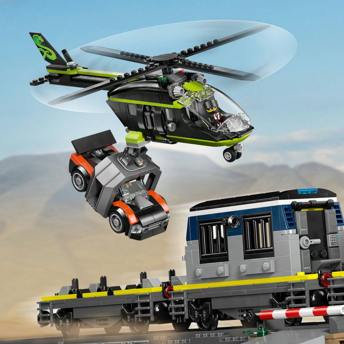 Đồ Chơi Lắp Ráp Vụ Cướp Tàu Hỏa Cảnh Sát LEGO CITY 60508 (1313 Chi Tiết)