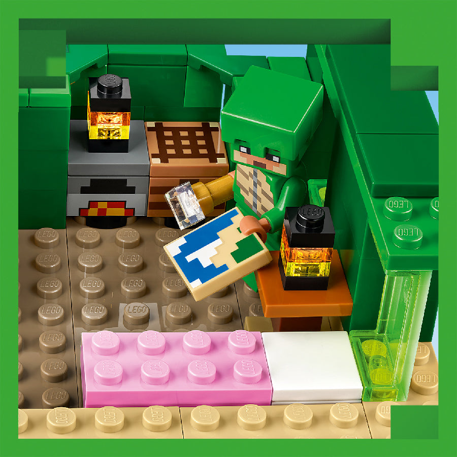Đồ chơi lắp ráp Ngôi nhà rùa biển LEGO MINECRAFT 21254
