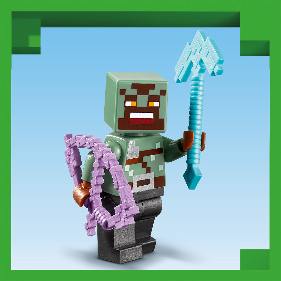 Đồ chơi lắp ráp Cuộc phục kích cổng địa ngục Nether LEGO MINECRAFT 21255