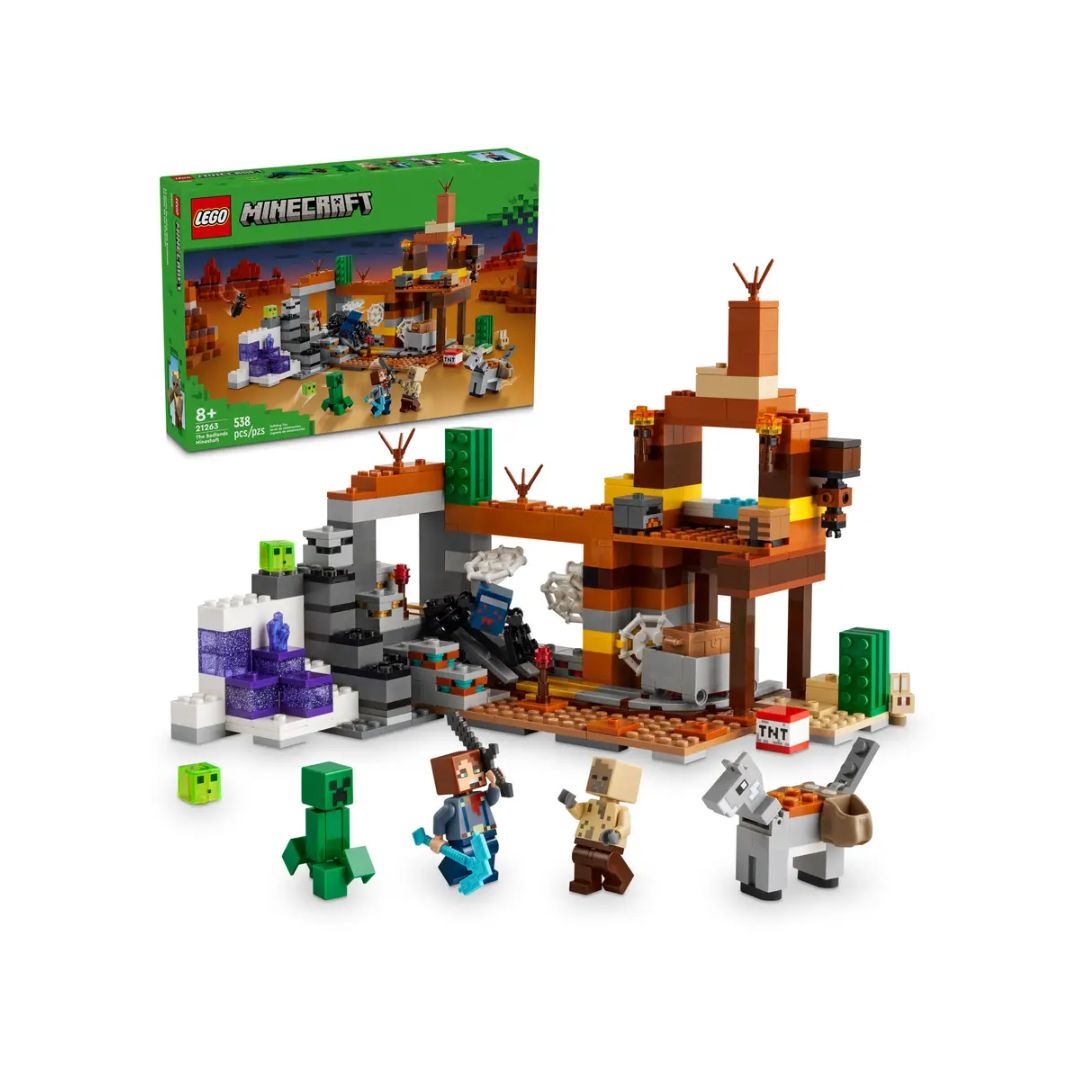 Đồ Chơi Lắp Ráp Hầm Mỏ Vùng Hoang Mạc LEGO MINECRAFT 21263 (538 chi tiết)
