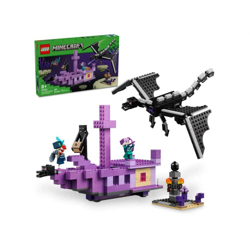 do-choi-lap-rap-cham-tran-rong-ender-va-con-thuyen-end-lego-minecraft-21264