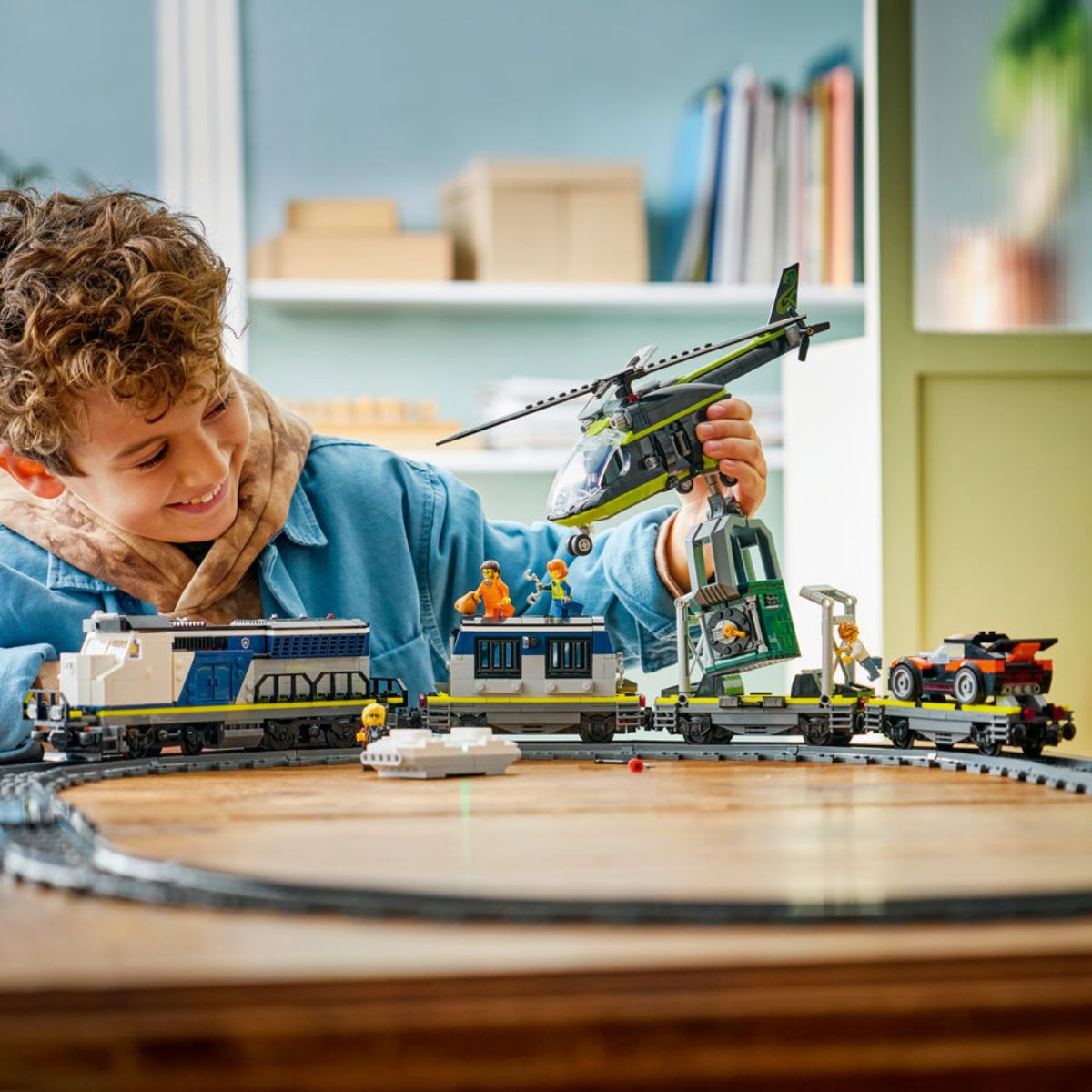 Đồ Chơi Lắp Ráp Vụ Cướp Tàu Hỏa Cảnh Sát LEGO CITY 60508 (1313 Chi Tiết)