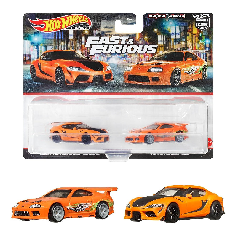 Bộ Đôi Siêu xe Premiums FAST & FURIOUS HOT WHEELS HBL96