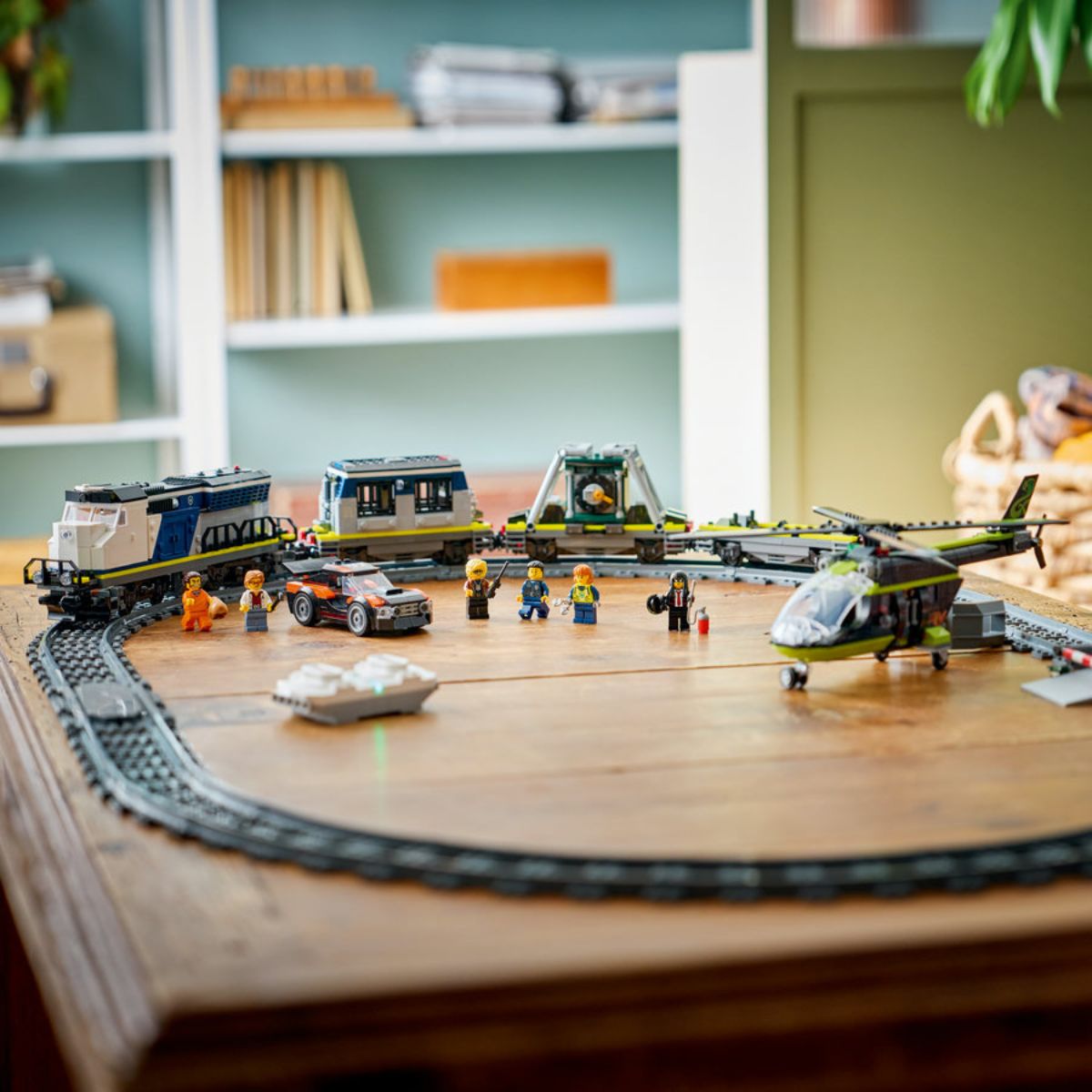 Đồ Chơi Lắp Ráp Vụ Cướp Tàu Hỏa Cảnh Sát LEGO CITY 60508 (1313 Chi Tiết)