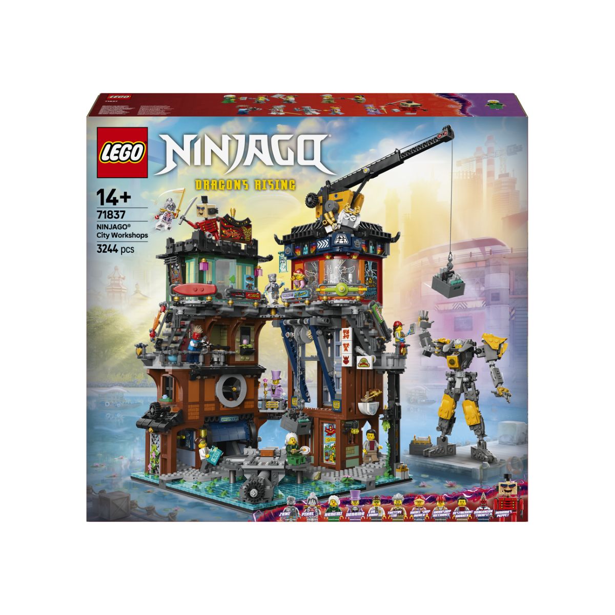 Đồ Chơi Lắp Ráp Xưởng Chế Tạo Thành Phố Ninjago® LEGO NINJAGO 71837