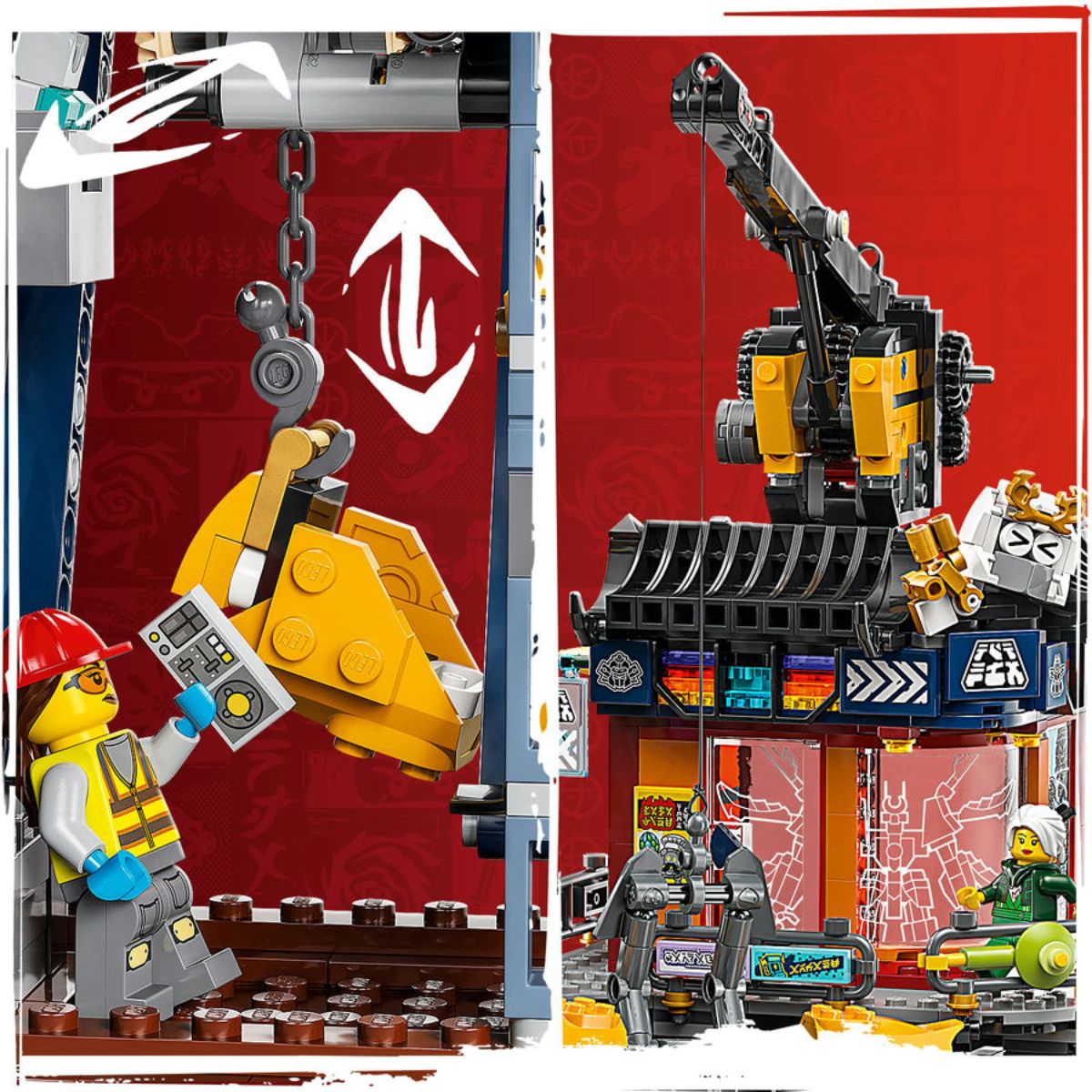 Đồ Chơi Lắp Ráp Xưởng Chế Tạo Thành Phố Ninjago® LEGO NINJAGO 71837