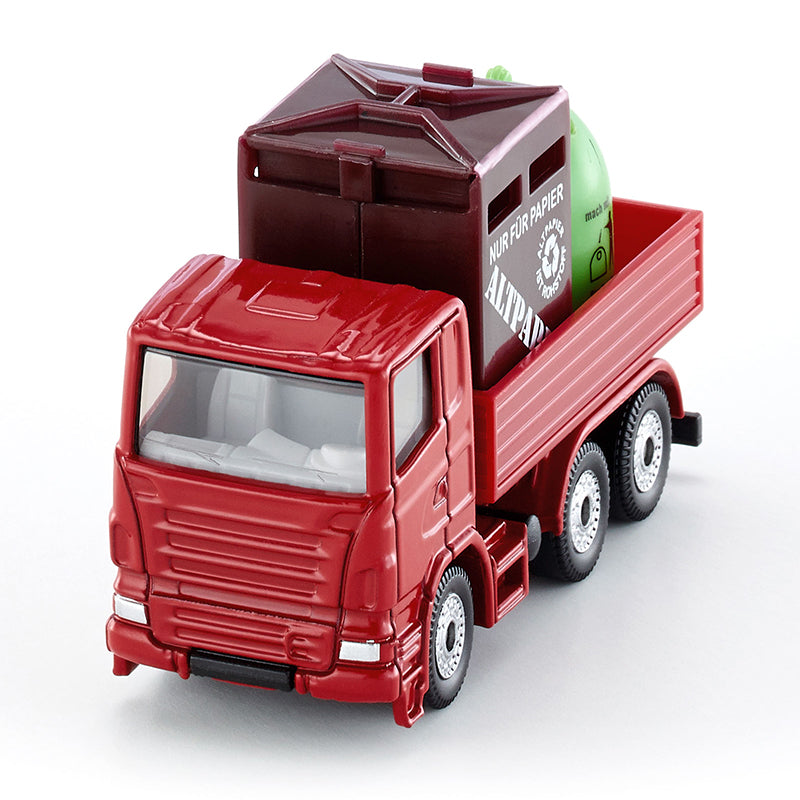 Mô Hình Xe Chở Rác Tái Chế SIKU 0828