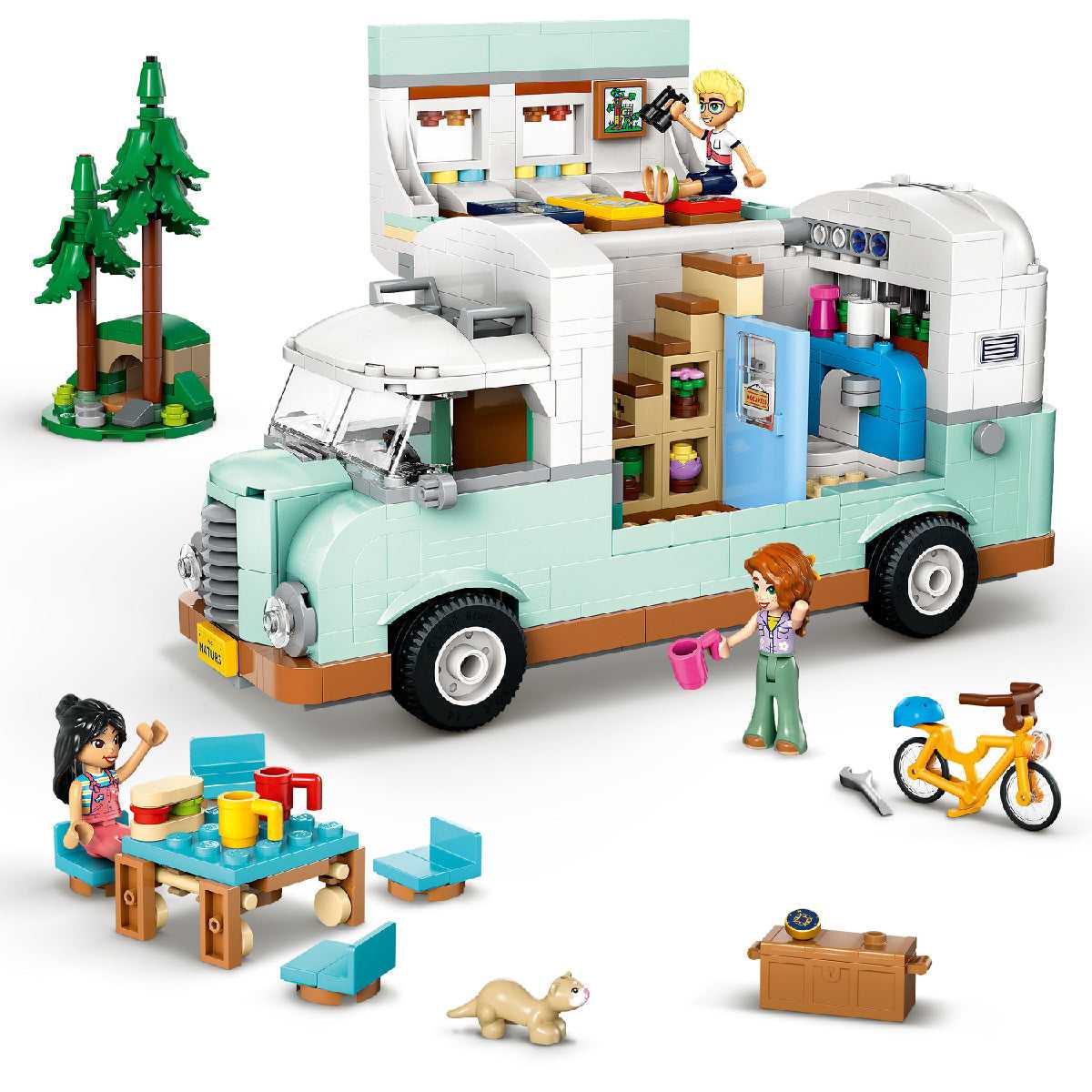 Đồ Chơi Lắp Ráp Chuyến Phiêu Lưu Trên Xe Cắm Trại Tình Bạn LEGO FRIENDS 42663