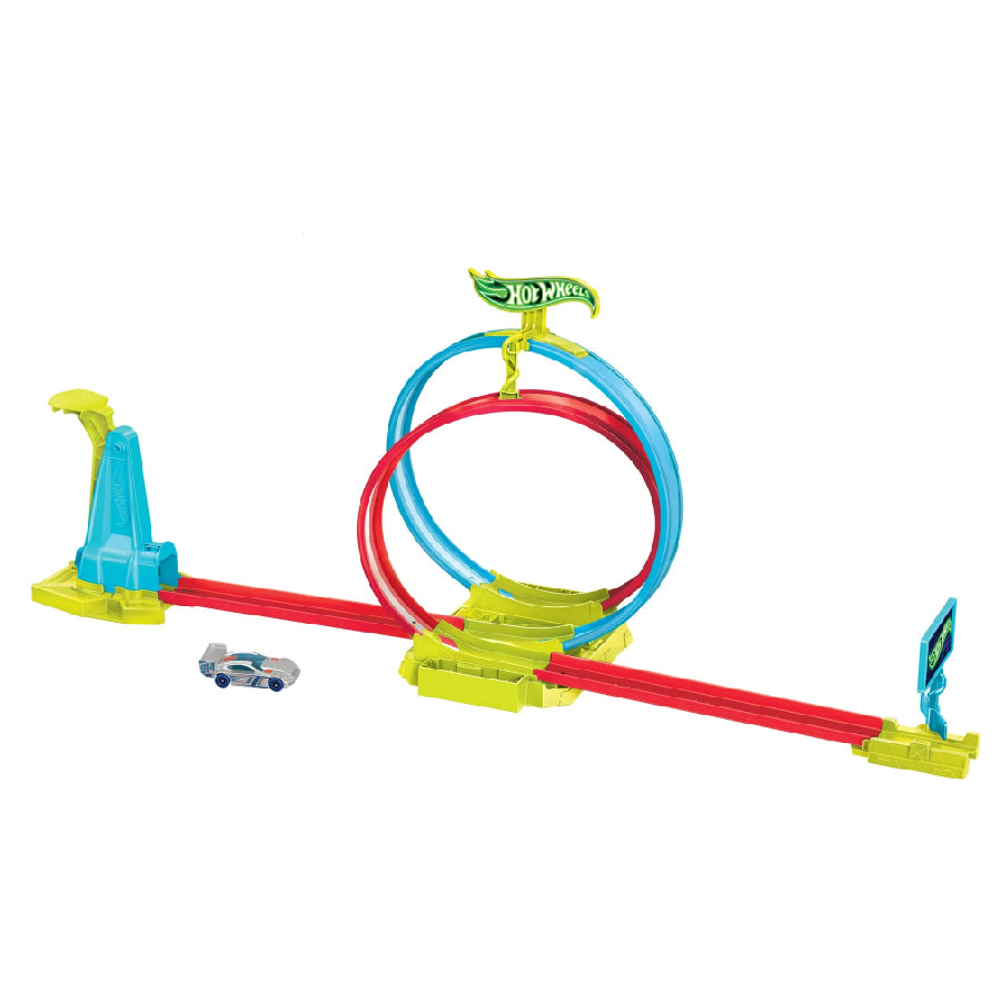 Trạm siêu xe Xoắn Kép siêu tốc Neon Speeders Hot Wheels HOT WHEELS HPC05