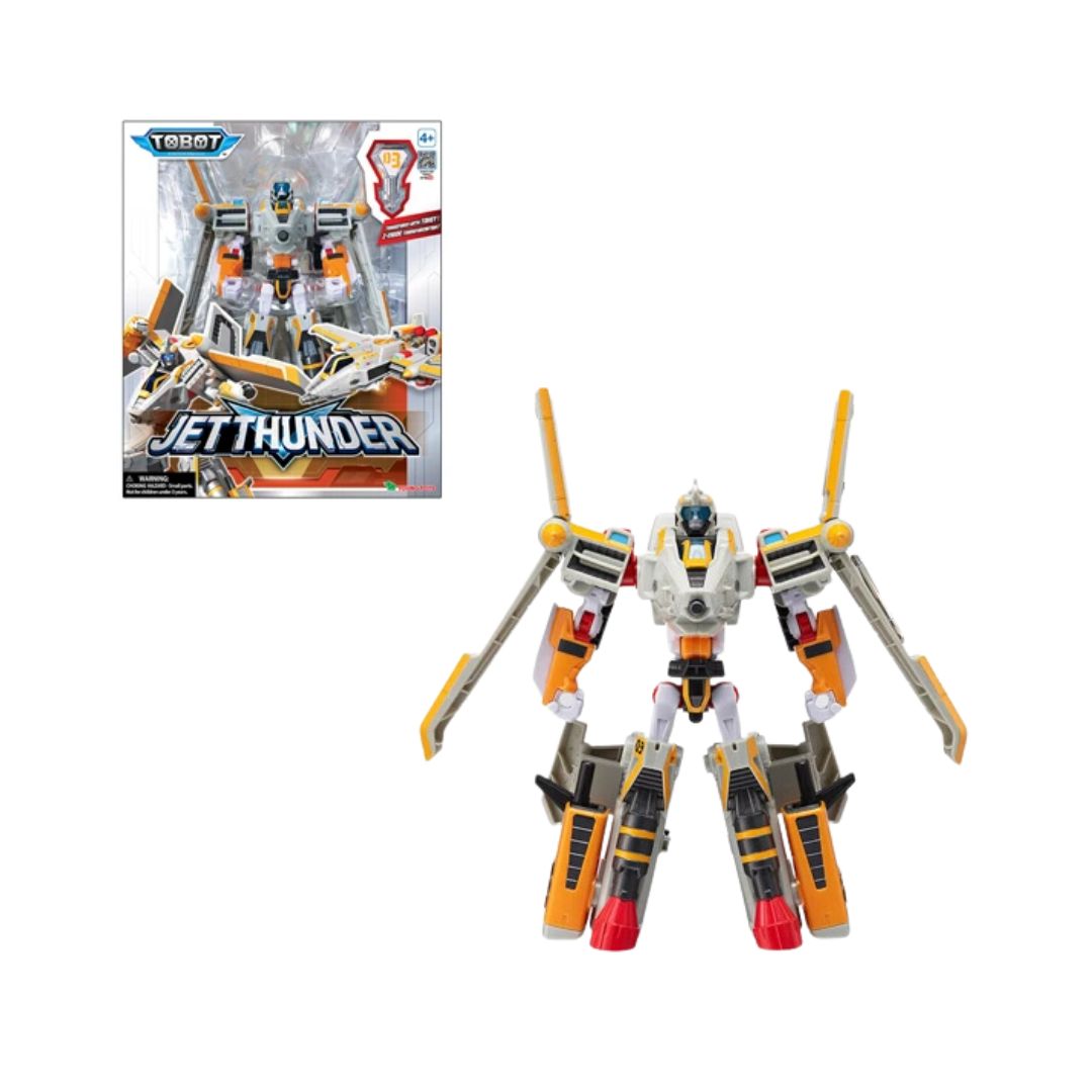 Siêu TOBOT biến hình cỡ lớn JET THUNDER Kiếm sĩ ánh sáng TOBOT 301132