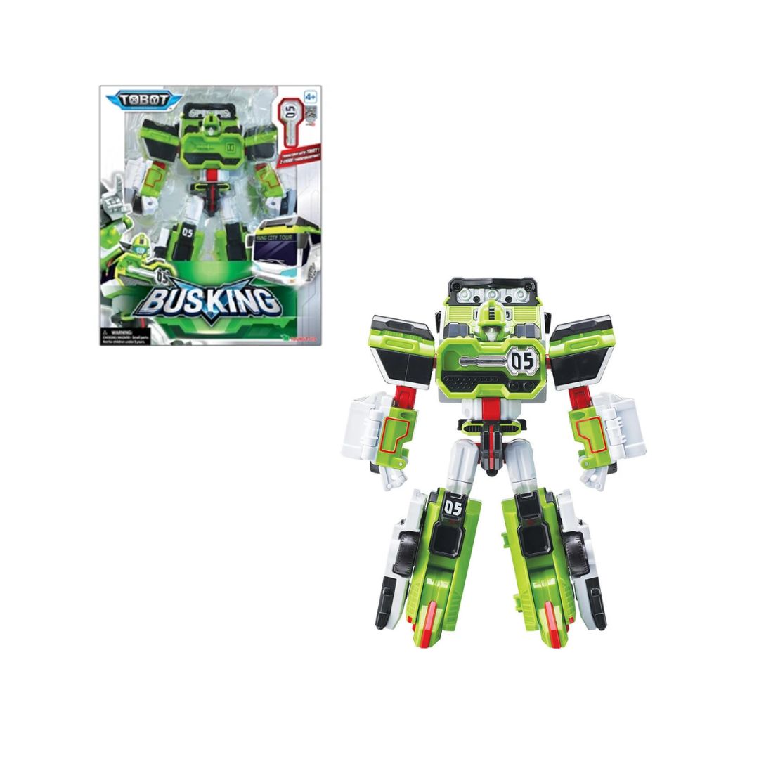 Siêu TOBOT biến hình cỡ lớn BUS KING Sứ giả vui vẻ TOBOT 301134
