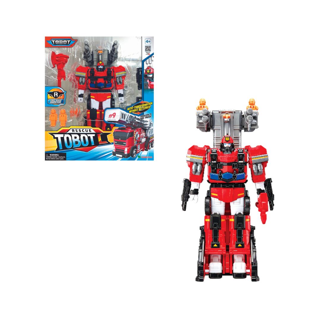 Siêu Tobot Cứu Hộ Biến Hình Cỡ Lớn Xe Cứu Hỏa L Tobot 301153