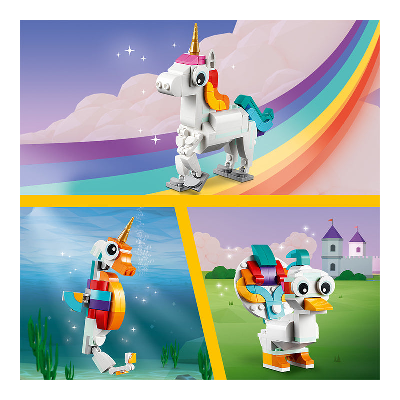 Đồ Chơi Lắp Ráp Kỳ Lân Sắc Màu LEGO CREATOR 31140 (145 chi tiết)
