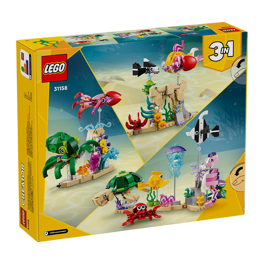 Đồ chơi lắp ráp Mô hình sinh vật biển LEGO CREATOR 31158