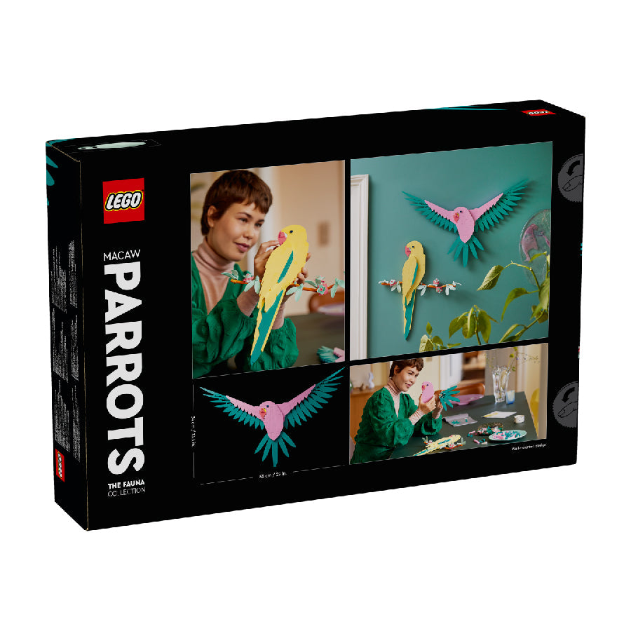 Đồ chơi lắp ráp Đôi chim vẹt treo tường LEGO ADULTS 31211