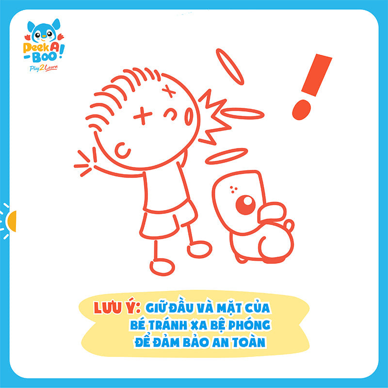 Đồ chơi phóng và bắt chong chóng cún con-Vàng PEEK A BOO PAB030Y