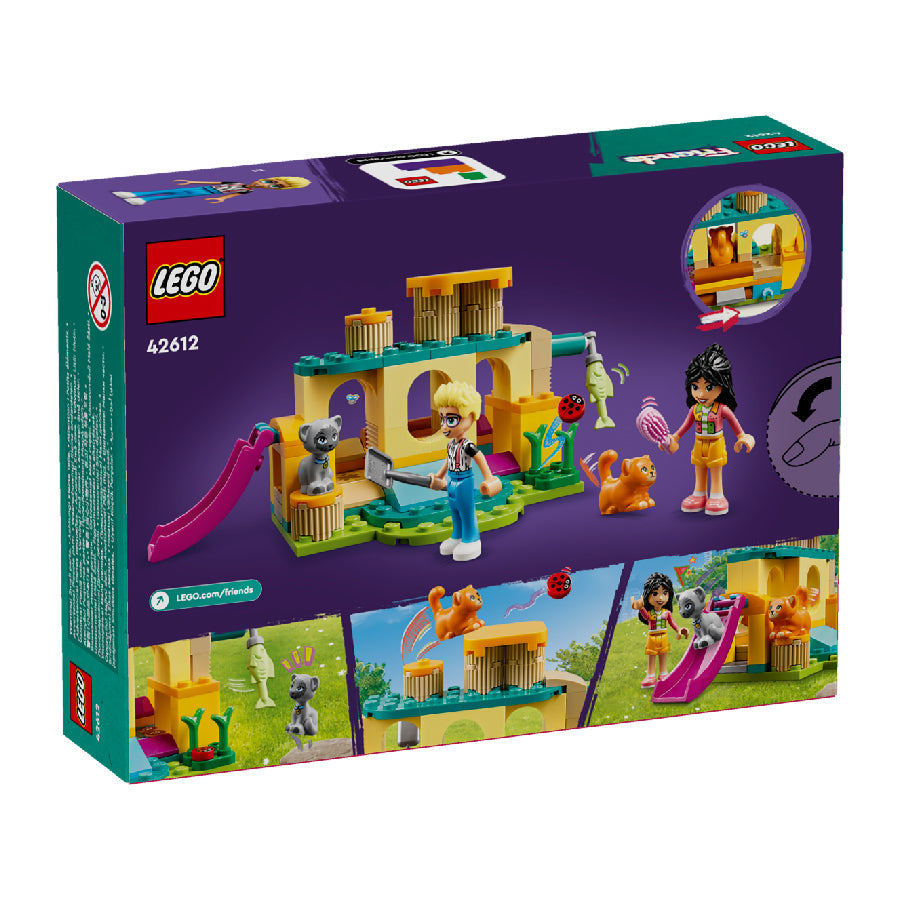Đồ chơi lắp ráp Khu vui chơi cho mèo con LEGO FRIENDS 42612