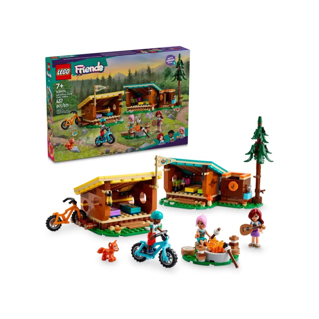 Đồ Chơi Lắp Ráp Nhà Gỗ Cắm Trại LEGO FRIENDS 42624 (437 chi tiết)