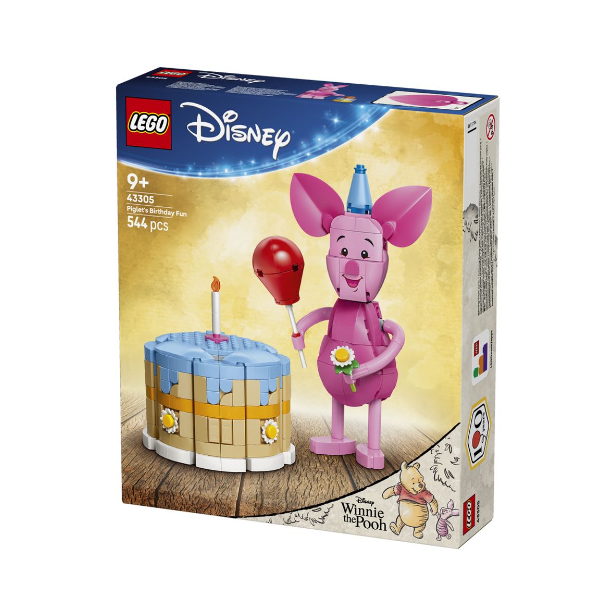 Đồ Chơi Lắp Ráp Sinh Nhật Vui Vẻ Của Piglet LEGO DISNEY PRINCESS 43305 (544 Chi Tiết)
