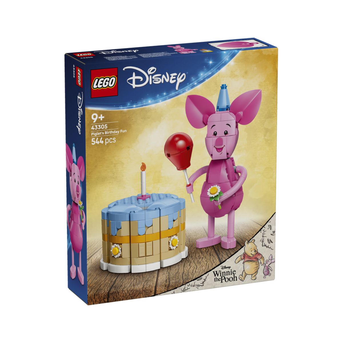 Đồ Chơi Lắp Ráp Sinh Nhật Vui Vẻ Của Piglet LEGO DISNEY PRINCESS 43305 (544 Chi Tiết)